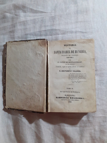 Historia De Santa Isabel De Hungría Conde De Montalembert 