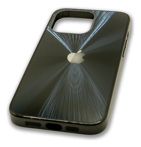Funda Iphone 16 Plus Compatible Magsafe Acabado De Cristal Negro Iphone 16 Plus