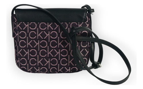 Cartera Calvin Klein Crossbody Rachel Sar Negro/morado
