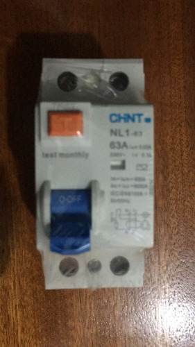 Disyuntor Diferencial Bipolar Chint 2x40 A 30ma 6ka