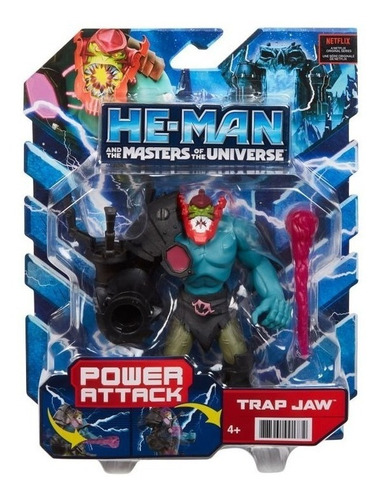 He Man Figura Trap Jaw Power Attack Mattel Nueva Original