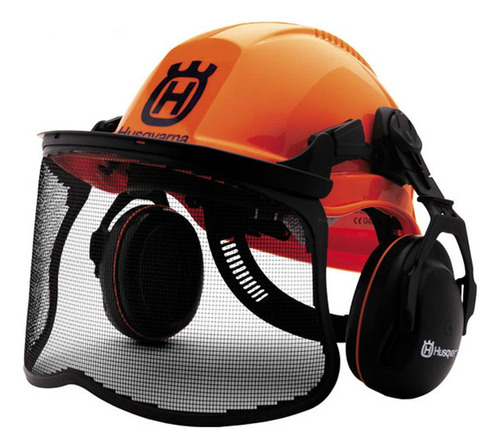 Husqvarna  Pro Forest Ratchet Casco System Naranja Nuevo Re.