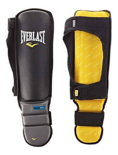 Protector Tibiales Everlast Evergel Shin Guard - Olivos 