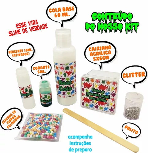 Kit Slime Completo Barbie Filme Embalagem e Produtos