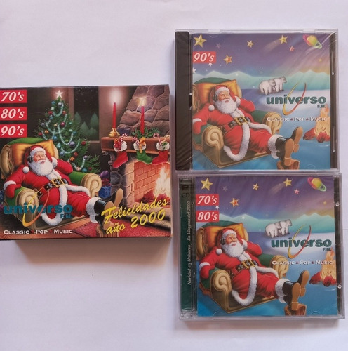 Radio Universo Navidad Felicidades Año 2000. 3 Cds