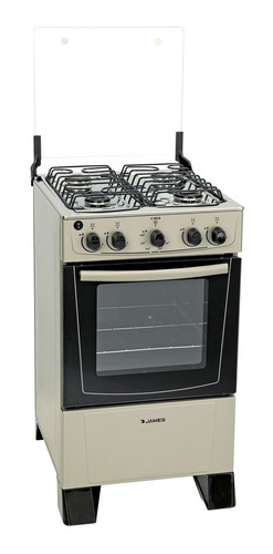 Cocina Gas James C105 B Titanium Encendido Horno Enlozado