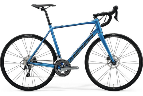 Bicicleta De Ruta Merida Scultura 300 Tiagra Disc Color Azul Tamaño del cuadro S (50cm)