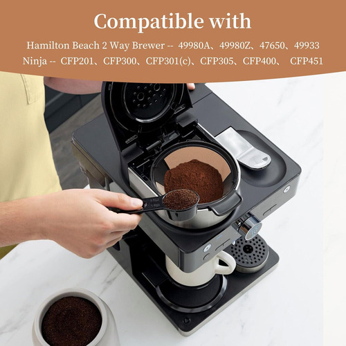 Filtros De Café Reutilizables De Cono N.º 4 Para Ninja