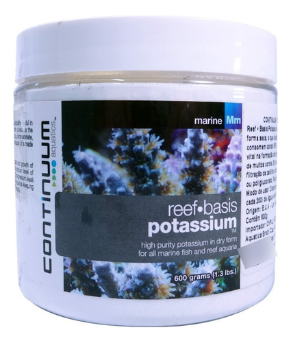 Continuum Reef Basis Potassium Dry 600g Suplemento Potássio
