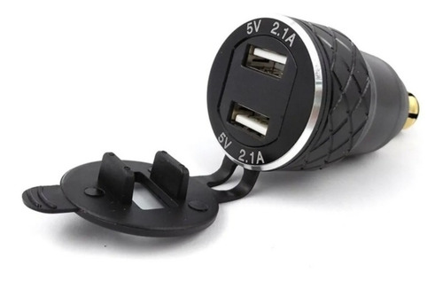 Imagen 7 de 7 de Adaptador Para Toma Europea Bmw Hella Doble Usb + Voltimetr