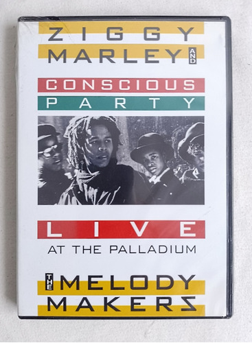 Dvd Ziggy Marley Conscious Party Live - Novo Lacrado 