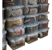 Comprar 4 Organizadores De Zapatillas Zapatos Ropa Alacena Multiuso Color Transparente