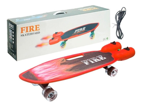 Imagen 4 de 10 de Skate Skateboard Penny Monopatín Patineta Bota Humo Truck