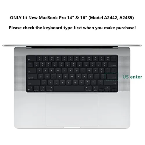 Protector Para Macbook Pro De 14 A 16 Pulgadas Verde Blanco