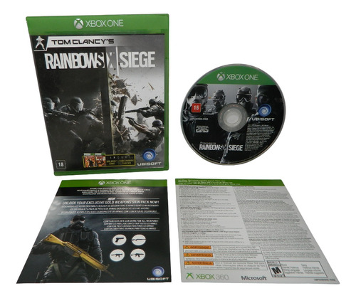 Tom Clancys Rainbow Six Siege Midia Fisica C/ Caixa Xbox One