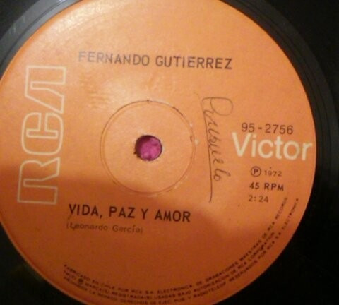Vinilo Single Fernando Gutierrez Se Que Volveras ( P150 1793