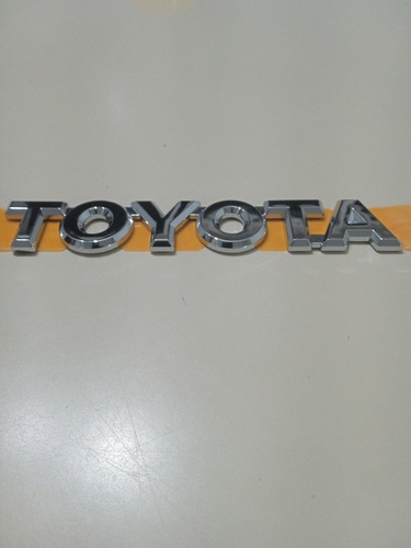 Emblema En Letras Cromadas Toyota  4runner 2003/09 Original