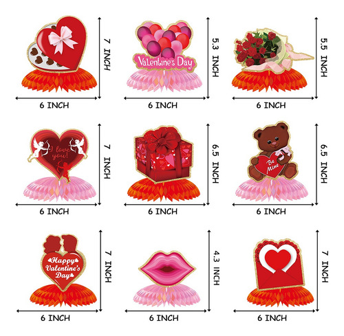 Centro De Mesa Vintage Con Forma De Corazón De Papel 3d Para