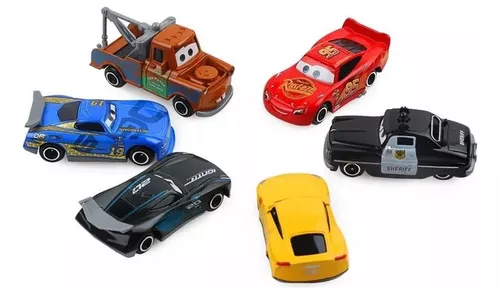 Trio Carros Mack, Mcqueen e Matte Brinquedo Disney Etitoys YS-446