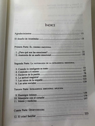 Libro Inteligencia Emocional (Usado)