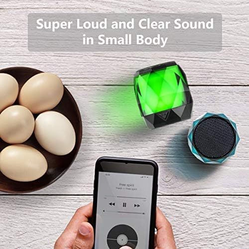 Altavoz Bluetooth Portátil Con Luces, Luz Nocturna Inalámbri