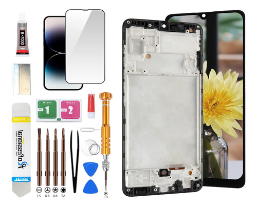 Lzhipx Pantalla Para Samsung Galaxy A32 4g A325 A325f A325u A325m A325n A325f Display Con Marco