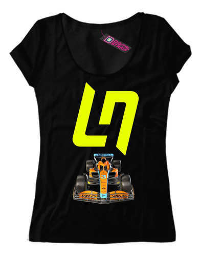 Remera Mujer Lando Norris Mclaren F1 Team 23 Dtg Premium