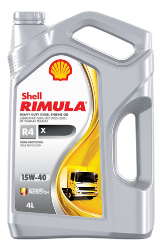 Aceite De Motor Shell Rimula R4 X 15w40 4 Litros