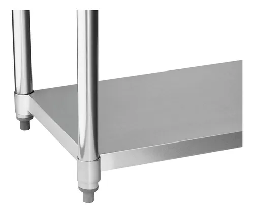 Mesón Mural De Acero Inox 140cm Bozzo