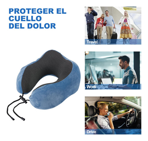 Almohada De Viaje, Almohada De Cuello Viscoelástica De
