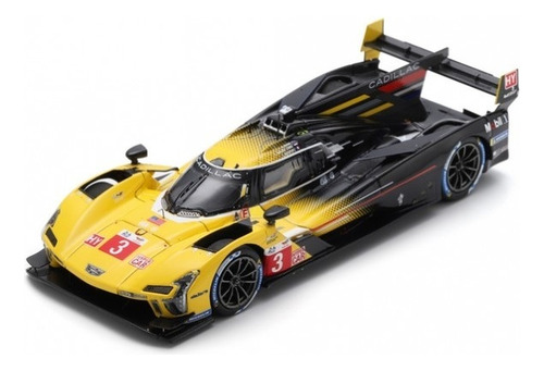 Miniatura Cadillac V-series.r #3 - Le Mans 2023 - 1/43 Spark Amarelo