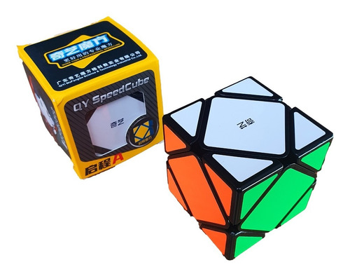 Cubo Rubik Qiyi Qicheng Skewb Speedcube - Negro 