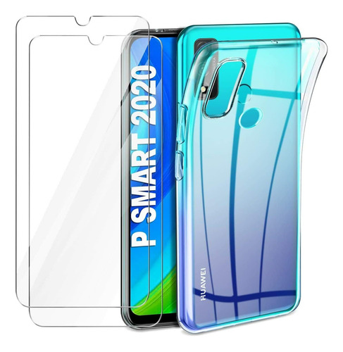 Funda Silicona Tpu Suave Carcasa Para P Smart 2020+mica Transparente Huawei P Smart 2020