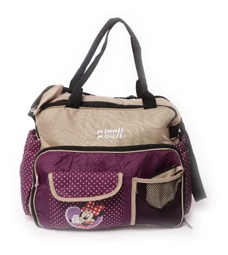 Bolso Maternal Pañalero Con Cambiador Bebe Disney (2017)