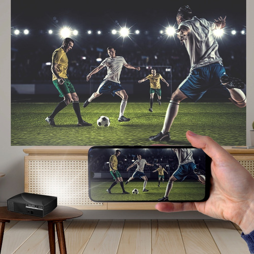 Imagen 8 de 10 de Proyector Bluetooth Wifi Android 8000 Lumenes 1080p F30up