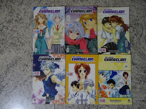 Mangá Neon Genesis Evangelion - Lote Com 10 Volumes