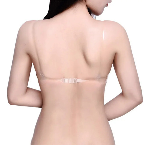 A! Sujetador Invisible Transparente Con Correa De Hombro