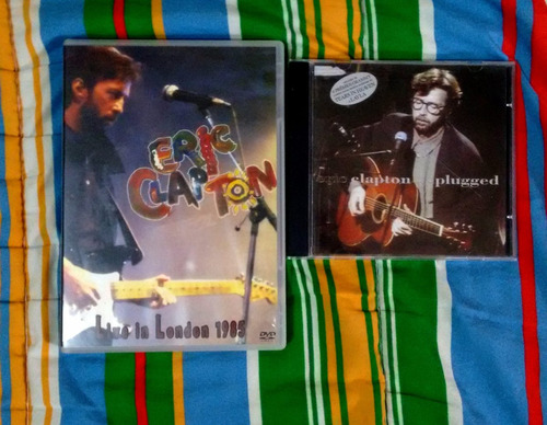 Eric Clapton Dvd & Cd Live In London 1985 & Unplugged Mtv