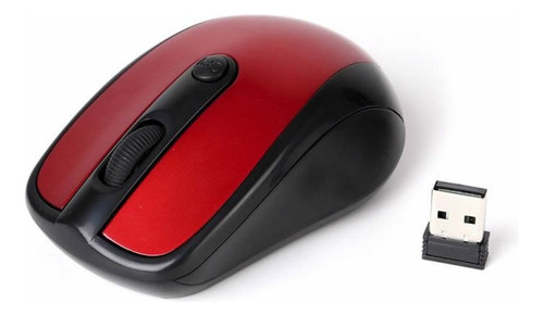 Mouse Optico Fujitel 2.4g Wireless Rojo