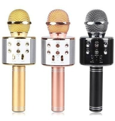 Micrófono Parlante Karaoke Inalámbrico Bluetooth Usb