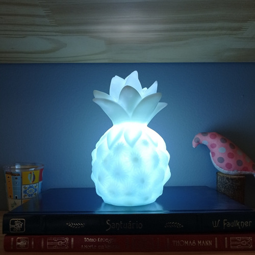Luminoso Abacaxi Led Enfeite Aniversário Decor