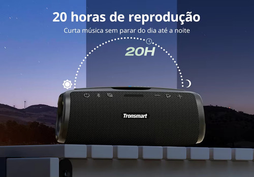 Caixa De Som Portátil Tronsmart Mirtune S100 50w Ipx7 Bt5.3 Preto