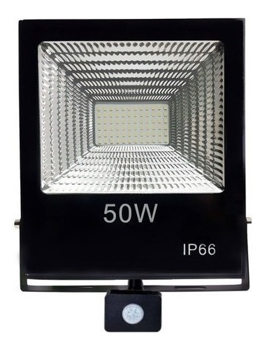 Pack 2 Foco Led Con Sensor De Movimiento 50w Ip66 Exterior