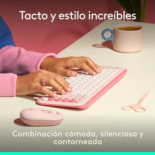 Logitech Pop Icon Combo, Combinación De Teclado Y Mouse