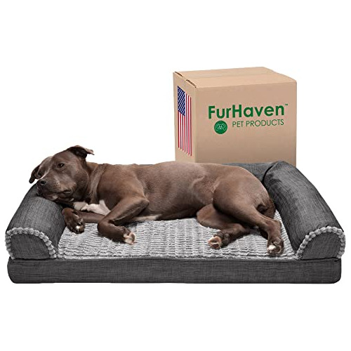 Furhaven - Cama Ortopédica Para Mascotas Para Perros Y Gatos