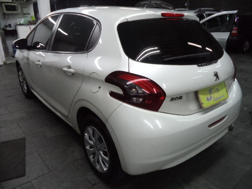 Peugeot 208 Active 1.2 12v Flex Mec Completo Dvd 2018 Branco