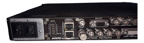 Evertz Hd2020-3g Video Passport 1ru Multi-path Video (c16) (Usado)