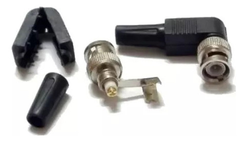 Conector Ficha Bnc Acodada 90º C/ Capuchón X10 Unidades Vt-power Svp515r