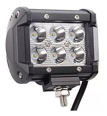 Faro De Led Cree 6 Leds 4x4 18w Off Road Antiagua 4 Pulgadas