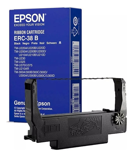 Cinta Epson Erc-38b Tm-u220 Negro